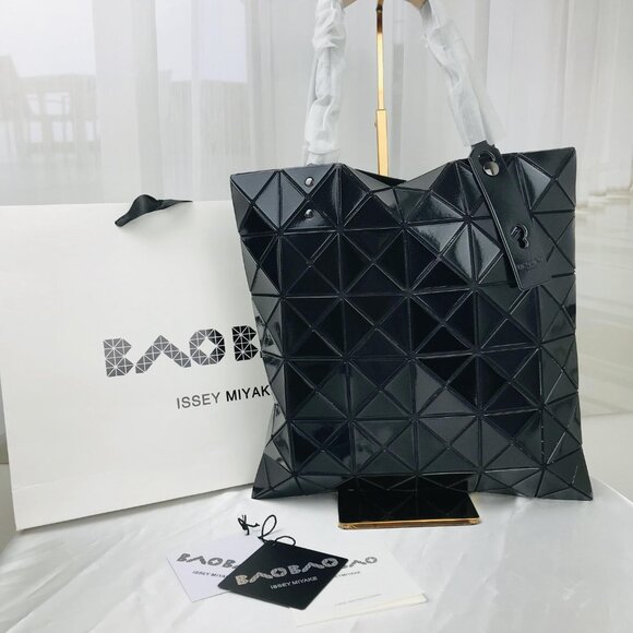 New Bao Bao Issey Miyake Lucent Tote Bag Black - Picture 11 of 12